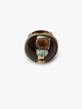 Zara NWT maxi stone ring 4736/284